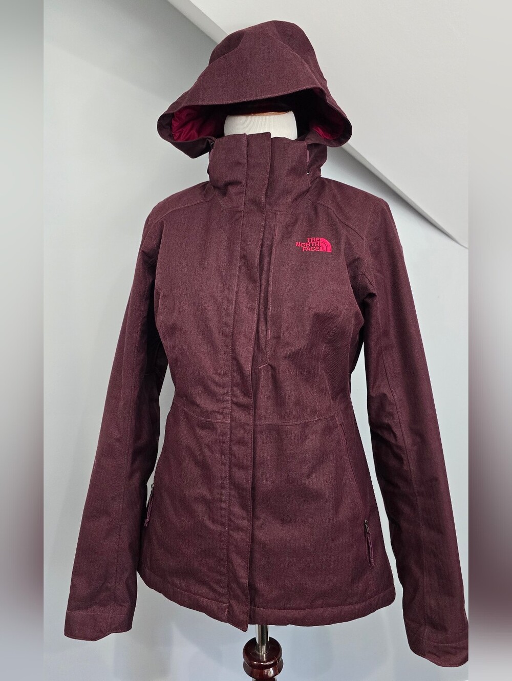 The North Face Women's Deep Plum Hooded Ski Jacket